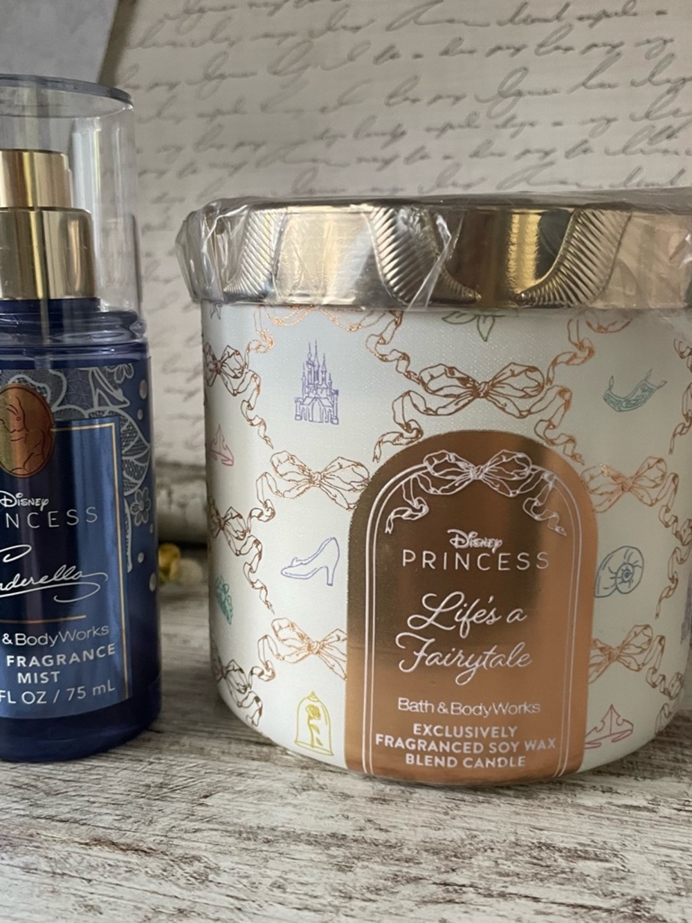 Brand New Bath & Body Works & Disney Princess 'Life's a Fairytale' Candle